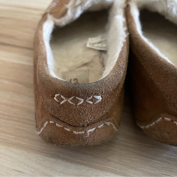 UGG Brown and White Moccasins for Women - Picture 9 of 11